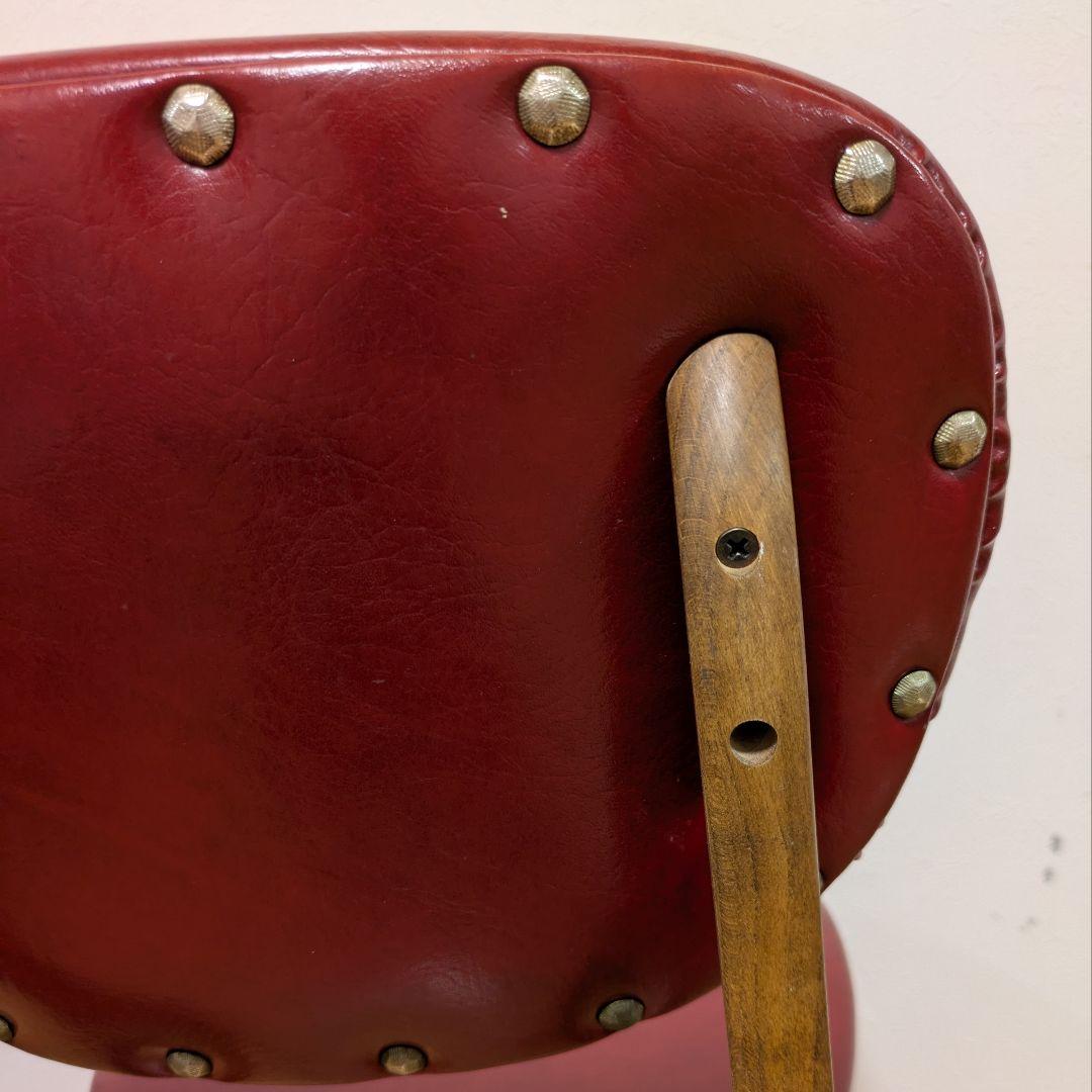 ダイニングチェア Pin Chair 鋲打ちレッドPin-RDレトロ北欧 - メルカリ