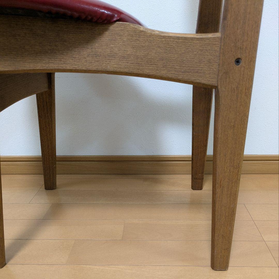 ダイニングチェア Pin Chair 鋲打ちレッドPin-RDレトロ北欧 - メルカリ