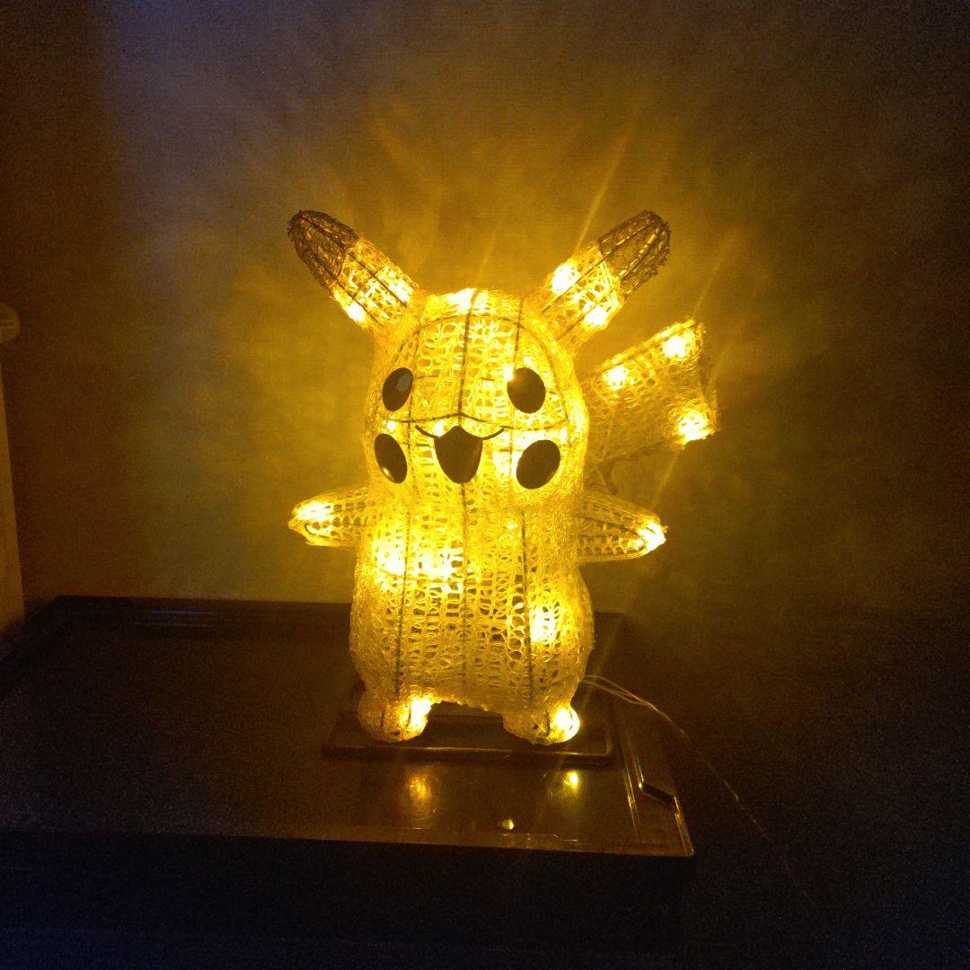 激レア 動作確認済 ポケモン ピカチュウ LED クリスタル