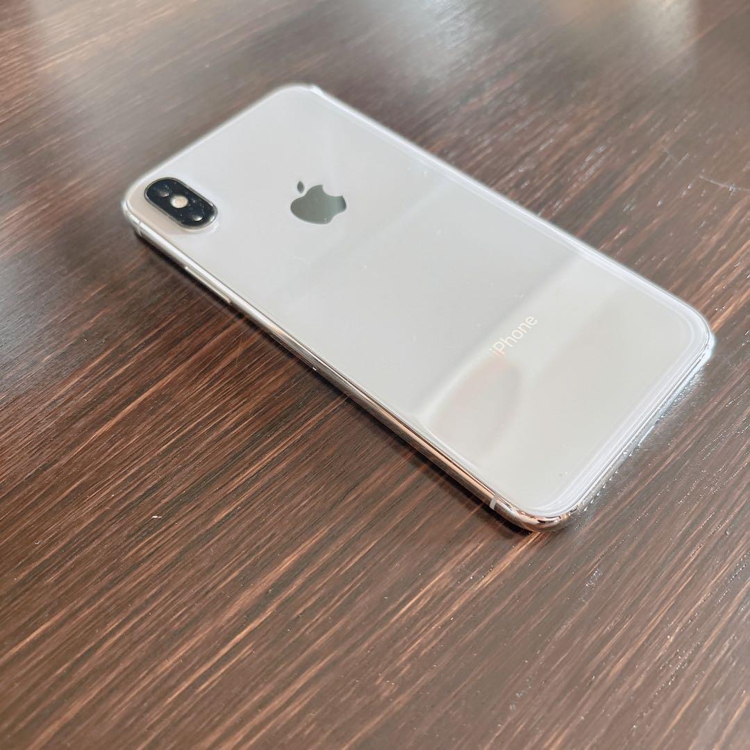 美品】Apple iPhone X 256GB☆シルバー 本体＋箱付き - メルカリ