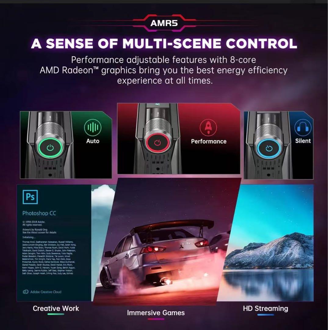 【メモリ16GB SSD512GB】ミニpc AMD Ryzen7 5800U Amazon.co.jp: 【高性能ミニPC】AMD Ryzen 7 5800U搭載 16GBメモリ