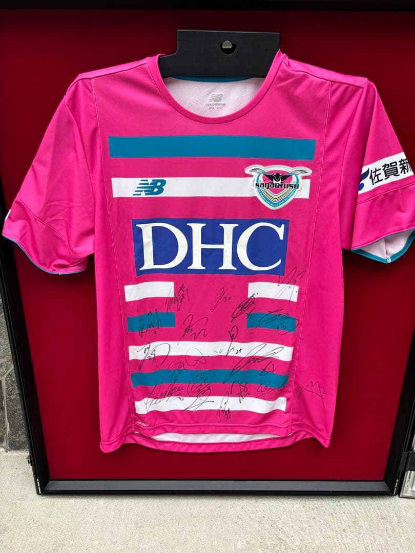 サガン鳥栖2017選手サイン入りピンクシャツ - メルカリ