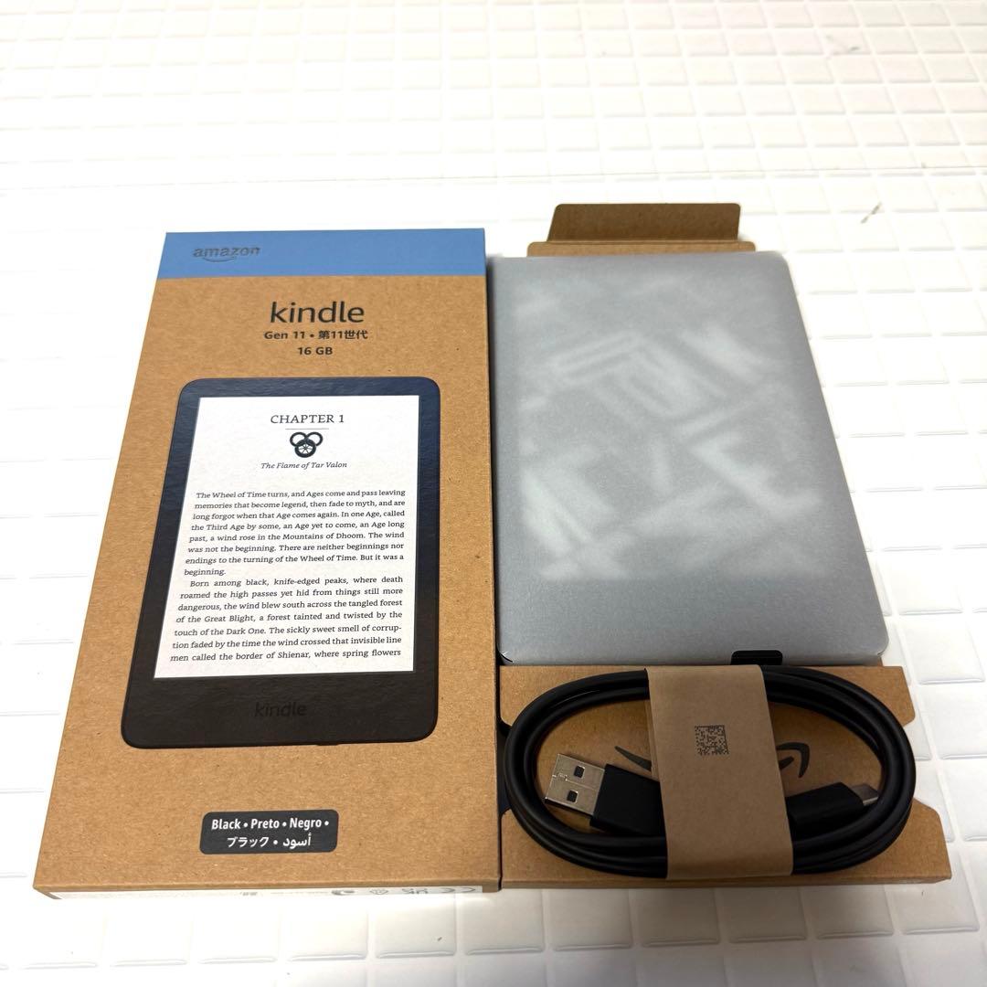 【美品☆】Kindle 第11世代 (2024) ブラック 16GB 広告なし amazon（アマゾン） Kindle 第11世代 16GB ブラック 2024年発売モデル