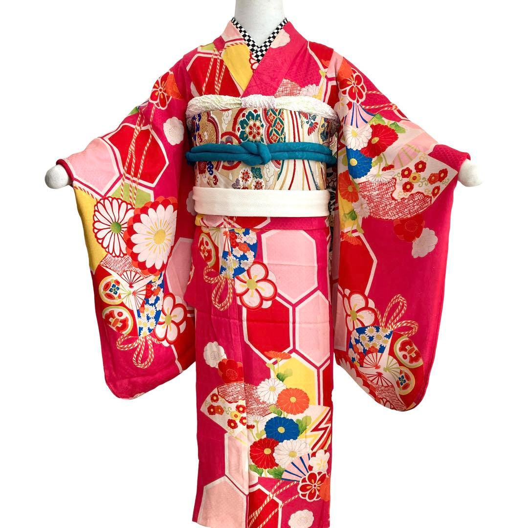 アンティーク 女の子 子供着物 七五三 アンティーク着物 NO44 レンタル】七五三 3歳 着物 ニコアンティーク 女の子 被布セット 子供