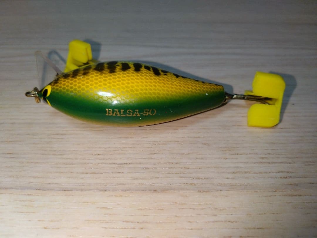 バルサ50 フグ 西岡サイン 全真鍮