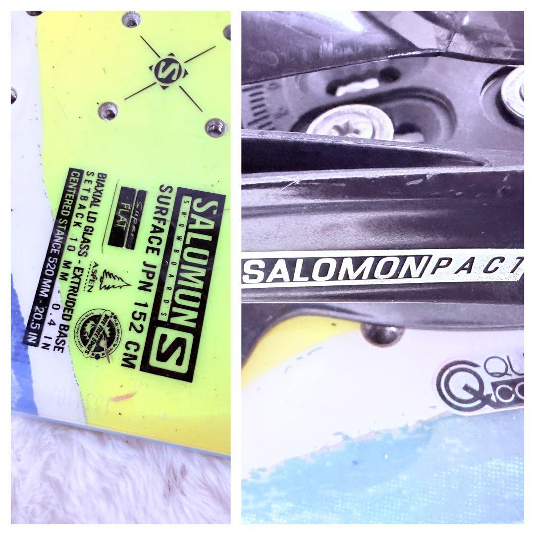 初心者おすすめ SALOMON SURFACE 152cm 5点セット ケース付 - メルカリ