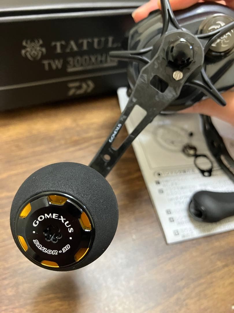 21タトゥーラ TW 300XHL ゴメクサスハンドル、PE1.5号300m付き - メルカリ