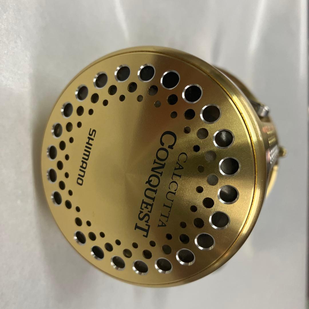 SHIMANO CALCUTTA CONQUEST 両軸リール ゴールド - メルカリ