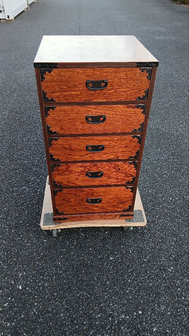 送料無料 時代風家具 アンティーク調 5段引き出し収納家具 - メルカリ