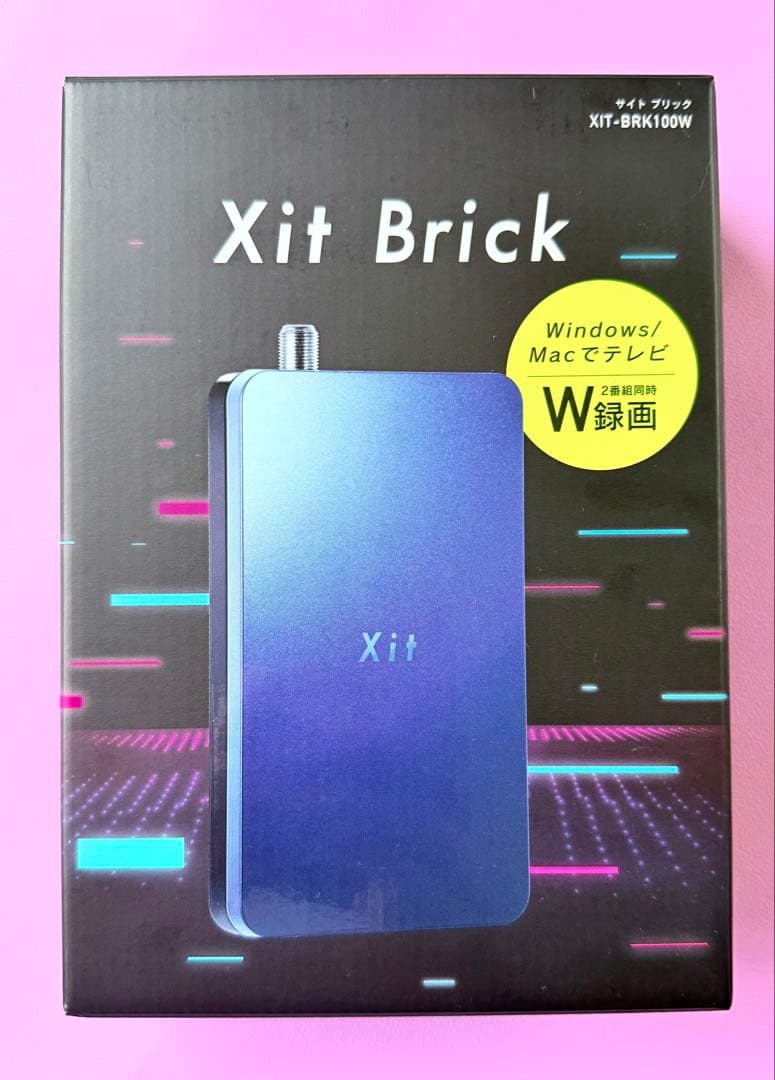 ピクセラ Xit Brick テレビチューナー (Windows/Mac対応) XIT-BRK100W Xit Brick(サイト ブリック) パソコン用（Windows・Mac