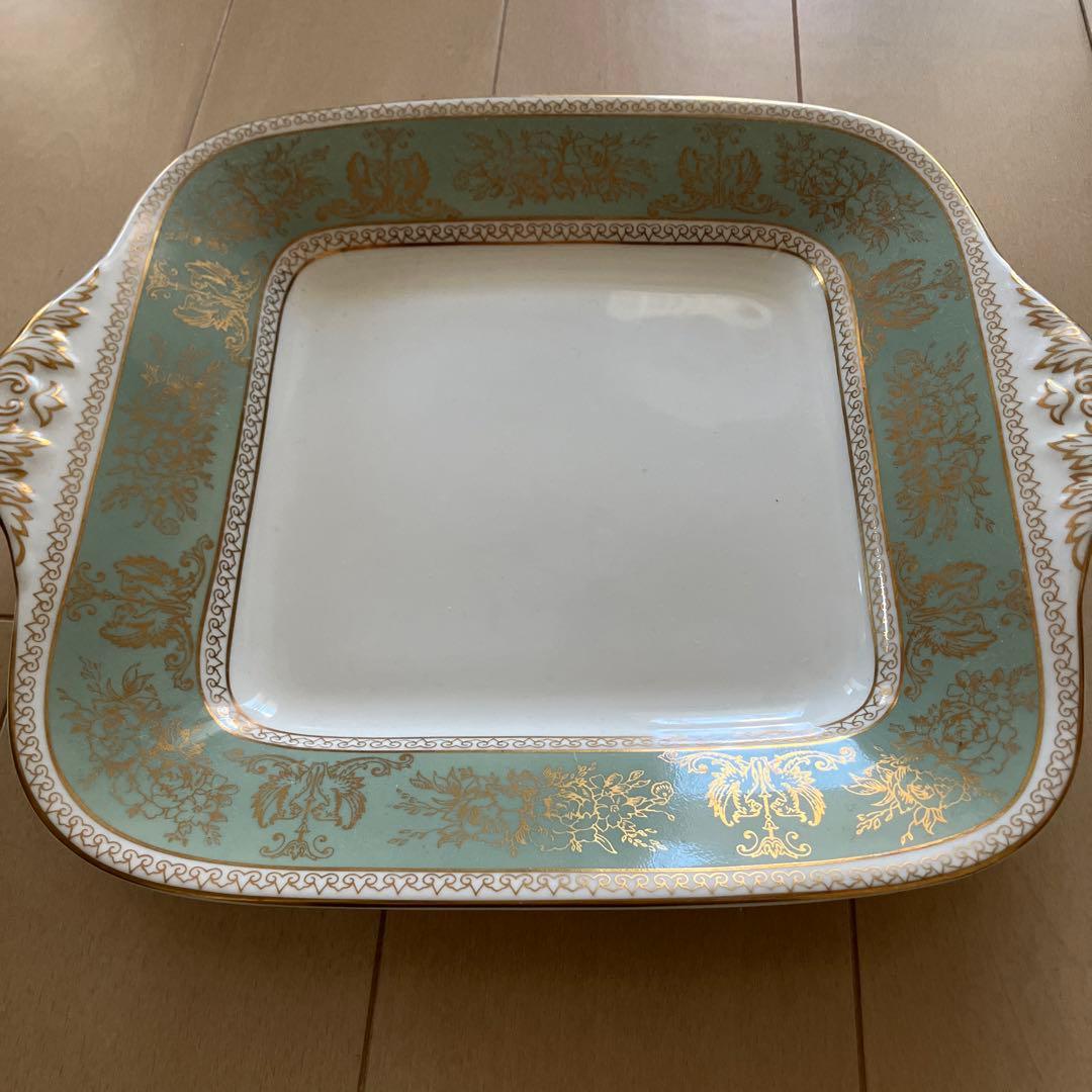 ウェッジウッド コロンビア セージグリーン フルセット 黒壺刻印