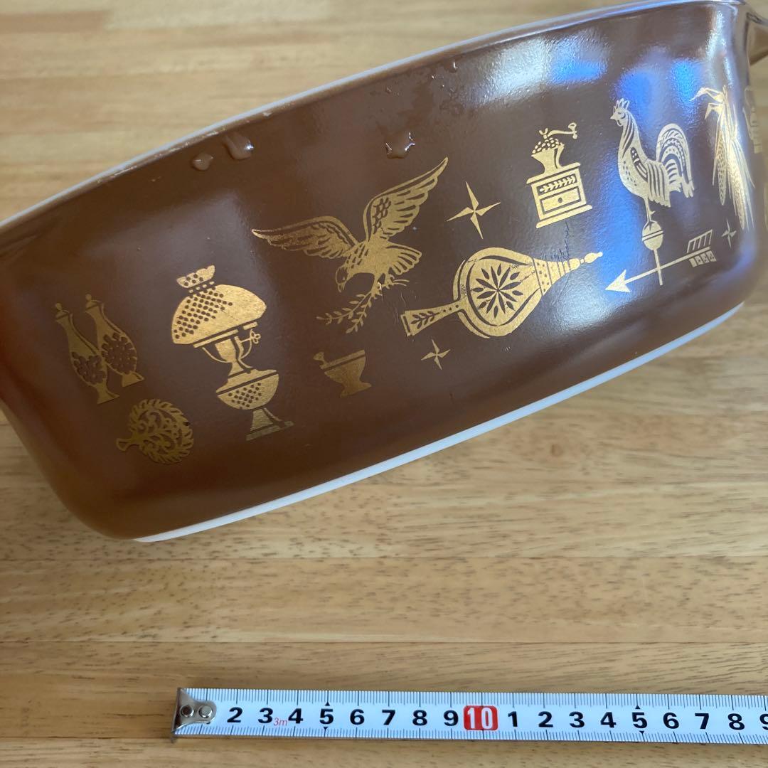 新品未使用PYREX 945 2.5qt ボウル 金色装飾