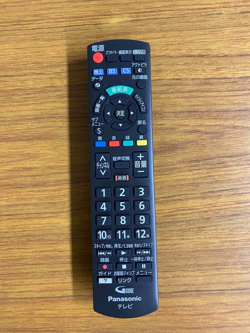 Panasonic テレビ用リモコン BS/CS対応 - メルカリ