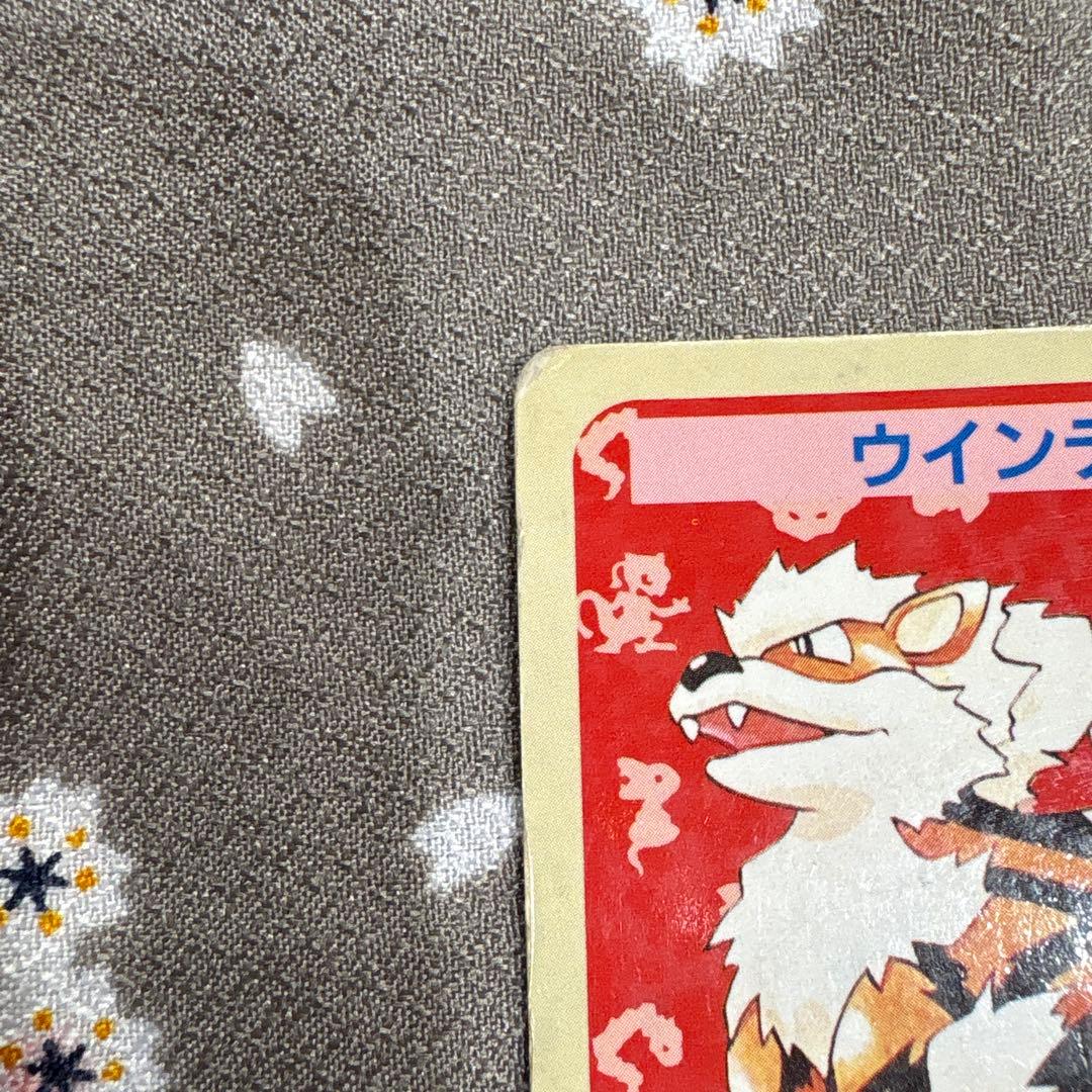 トップサン ポケモンカードガム 初版 青裏 番号なし エラーカード