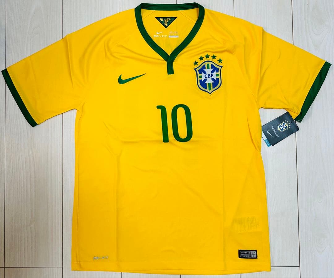 ブラジル代表 2014 ユニフォーム ネイマール Mサイズ - メルカリ