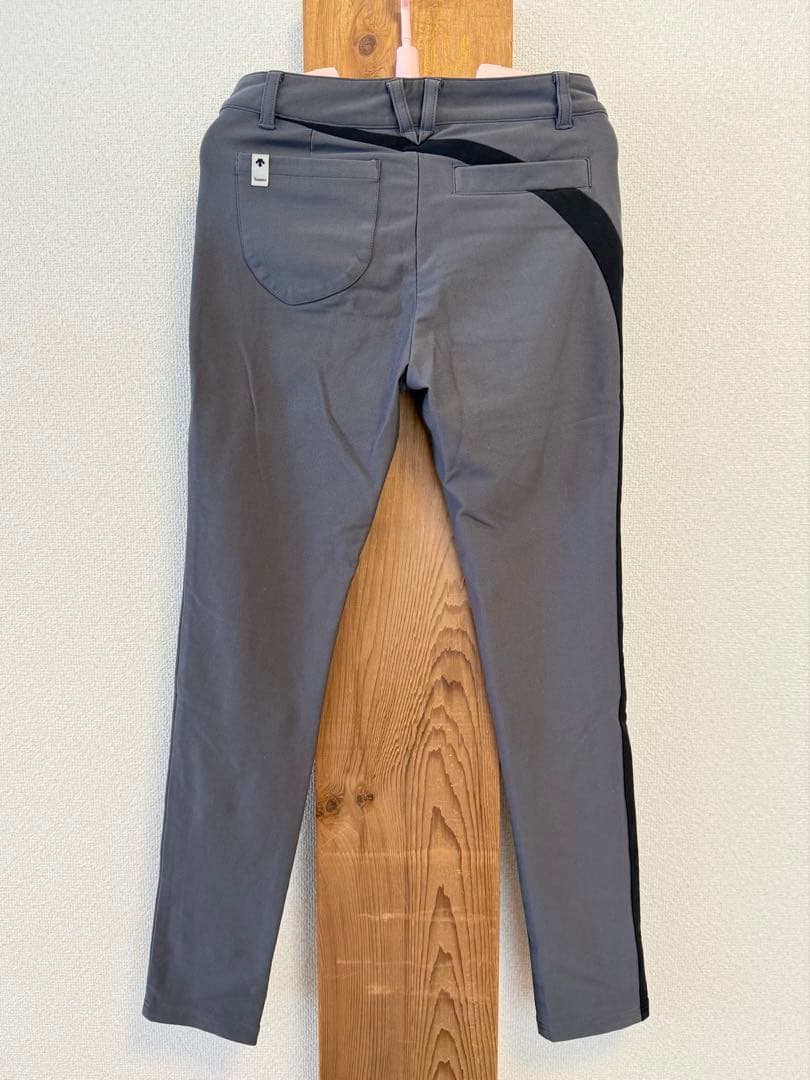 DESCENTE デサント ゴルフパンツ グレー 内側フリース レディース www