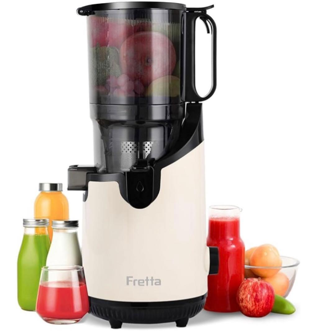 Frettta ジューサー 大容量 1.8L 色 ホワイト