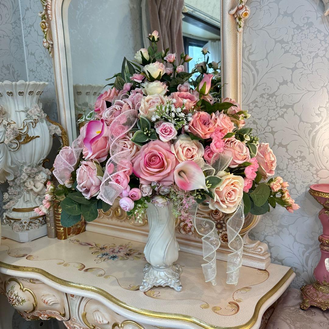 ロココ調 ロココ 特大サイズ フラワーアレンジメント - メルカリ