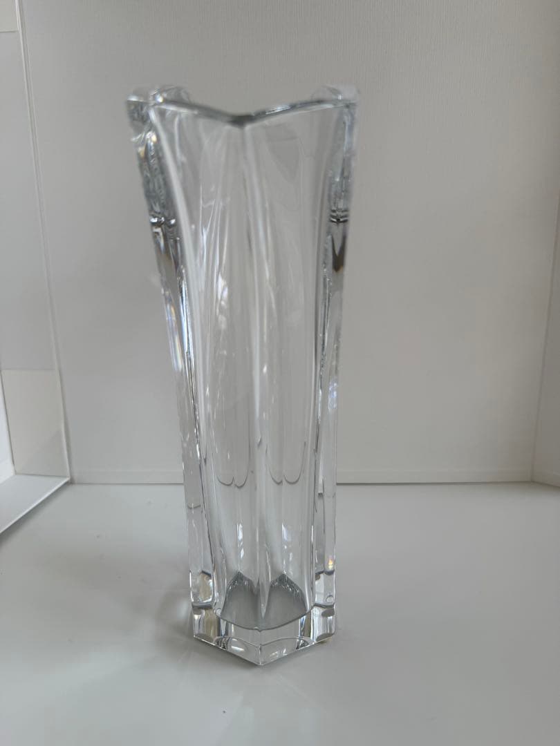 バカラ ギンコ クリスタルガラス 花瓶 大 24cm