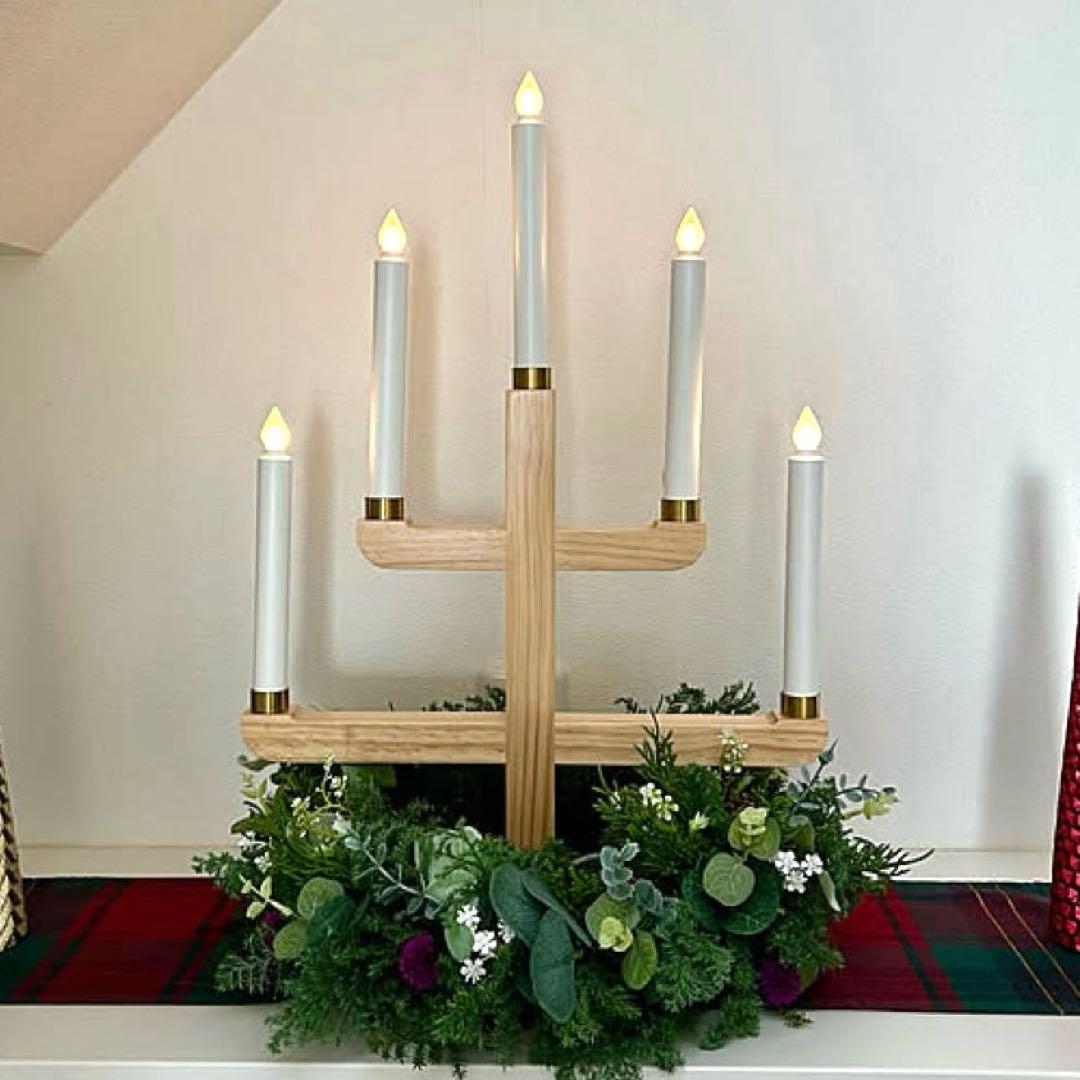 美品】IKEA クリスマス キャンドルライト - メルカリ