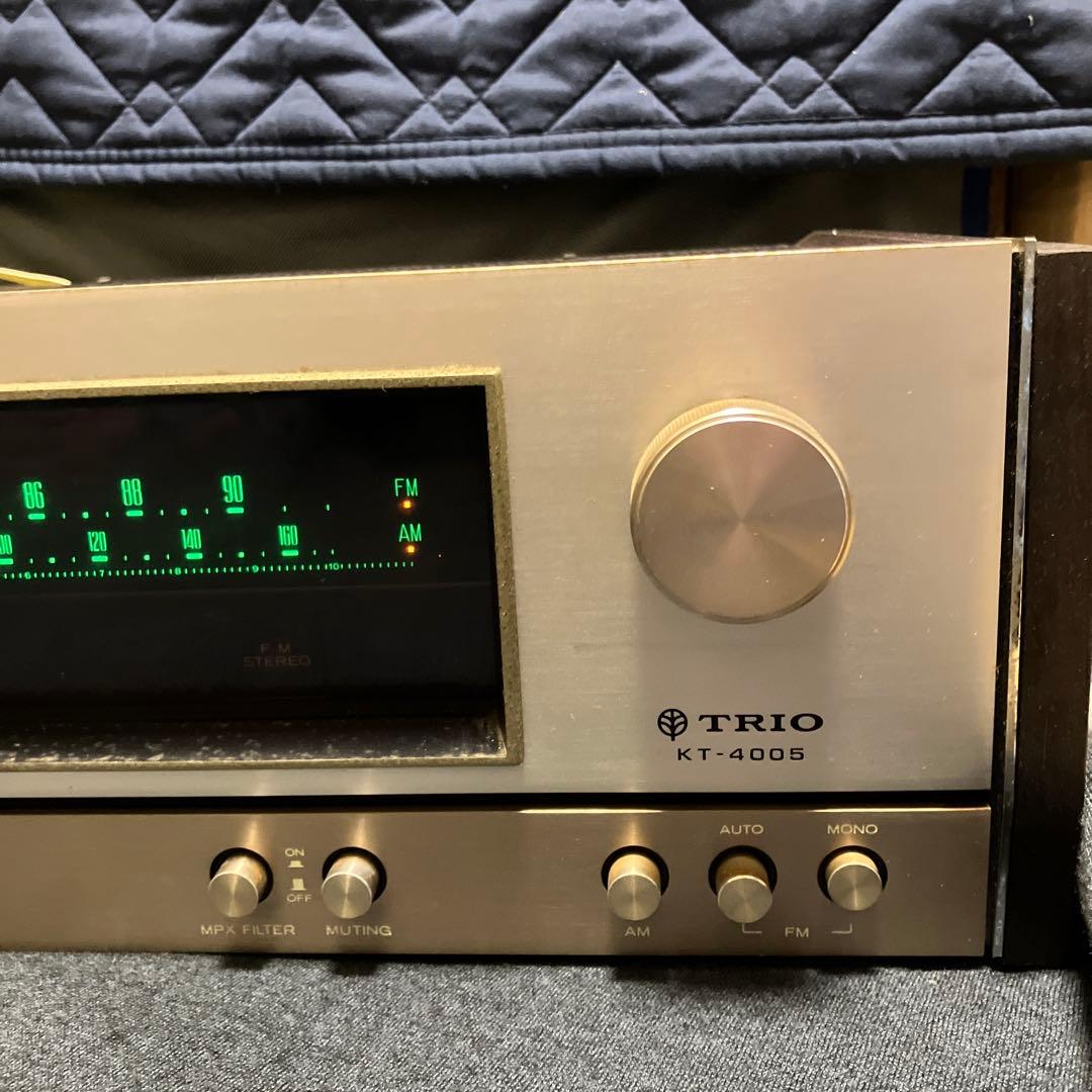 【3日間決算バーゲン】《完動品》 TRIO KT-4005 AM/FMチューナー