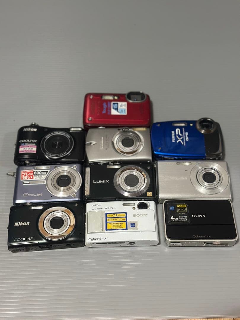 10台 デジカメラ まとめ【動作未確認ジャンク扱】① - メルカリ