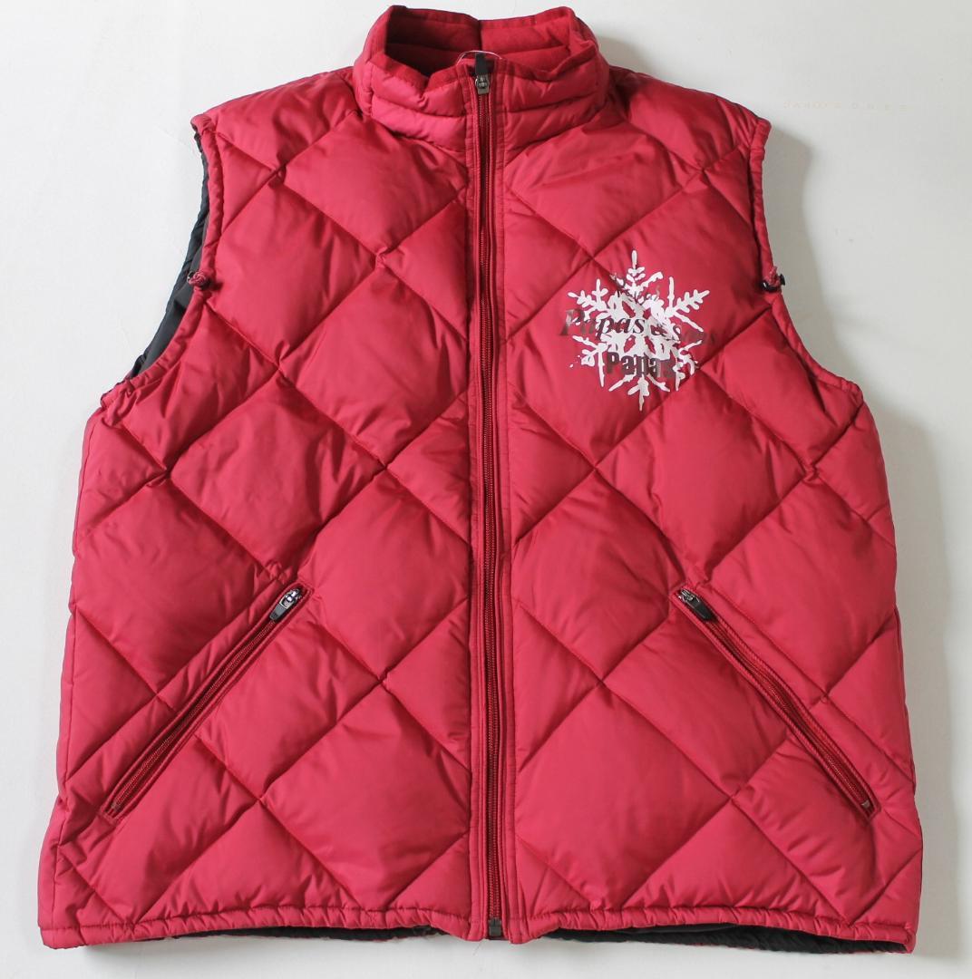 極美品5.9万円）papas パパス スノーマンダウンベスト キルティング