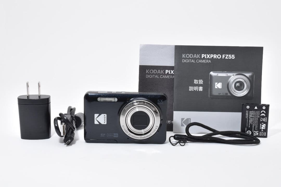 極美品 KODAK コダック PIXPRO FZ55 デジカメ　動作確認済 Amazon | KODAK (コダック) PIXPRO 使いやすい ズーム FZ55-BK 16MP