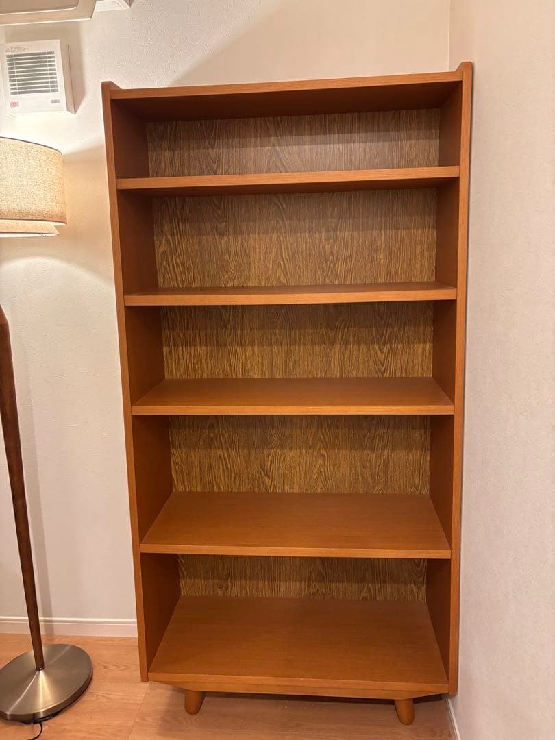 unico 本棚 TOVE トールシェルフ 5段 木製ラック - メルカリ