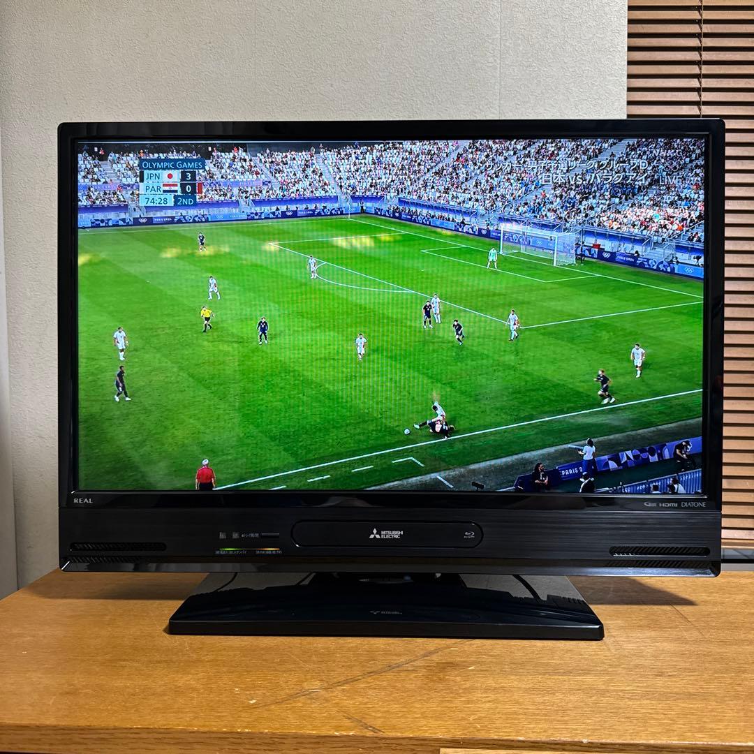 三菱 32V型LED液晶テレビ 1TB HDD内蔵、BDレコーダー録画機能付 - メルカリ
