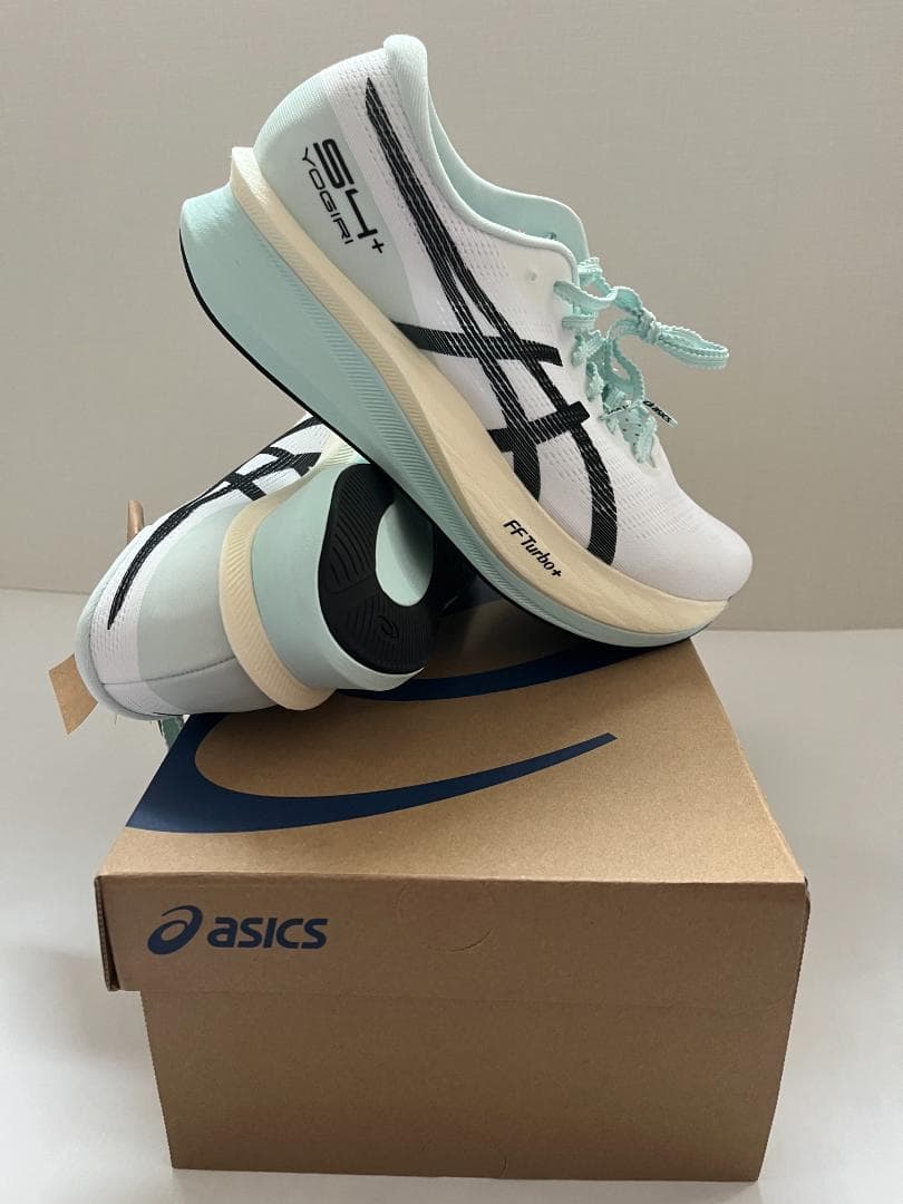 (新品未使用) ASICS S4-YOGHI 25.5cm ホワイト/ミント