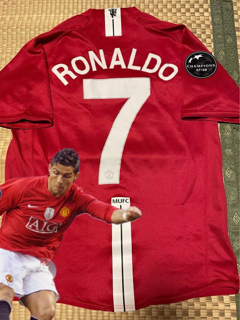 正規品 CL仕様08-09ロナウド マンチェスターユナイテッド ユニフォーム