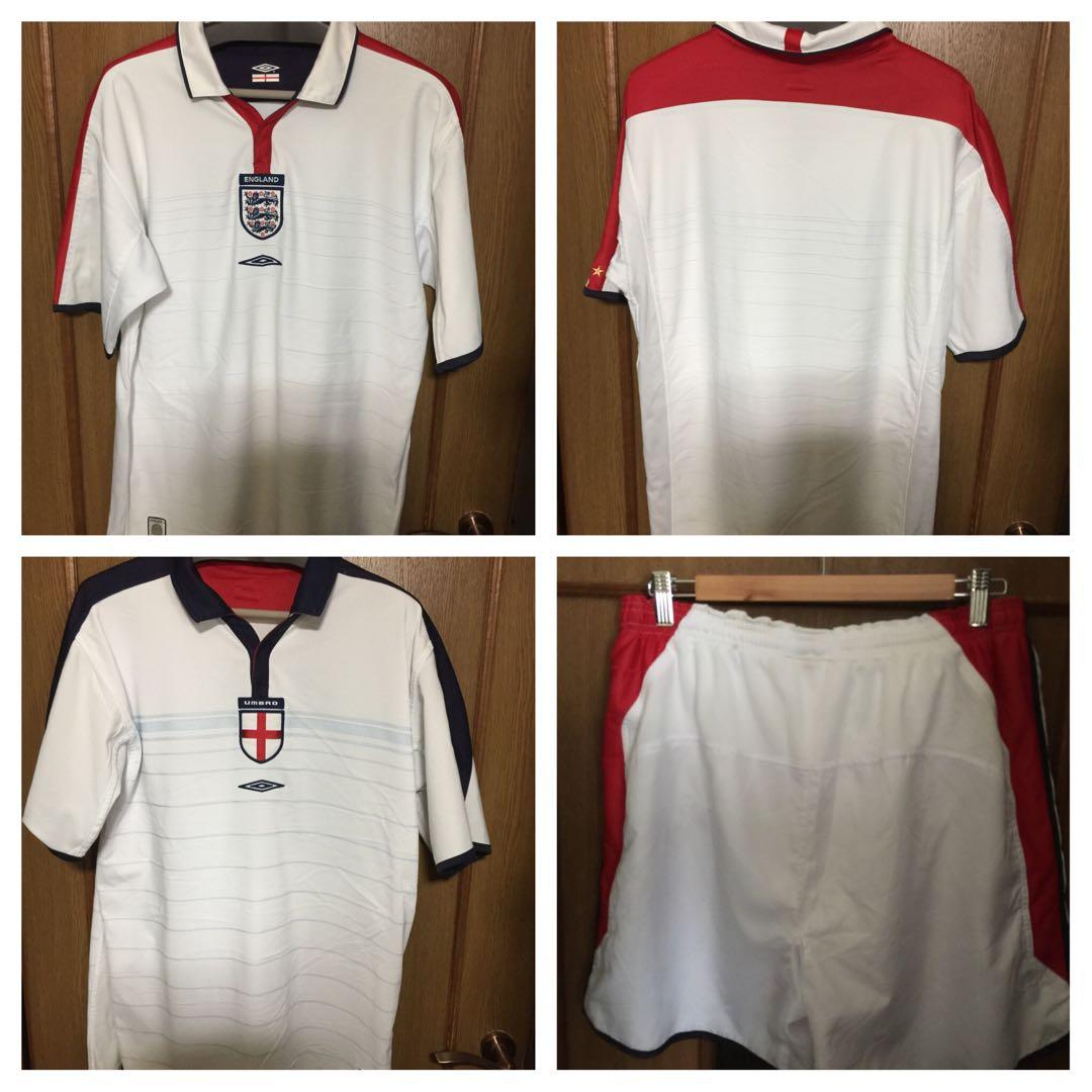 アンブロ　イングランド代表03／04ユニフォーム・セットアップ イングランド代表 2002-2004 リバーシブル ユニフォーム アンブロ 13
