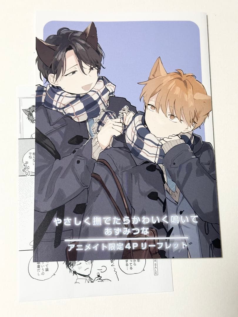 やさしく撫でたらかわいく鳴いて あずみつな アニメイト特典