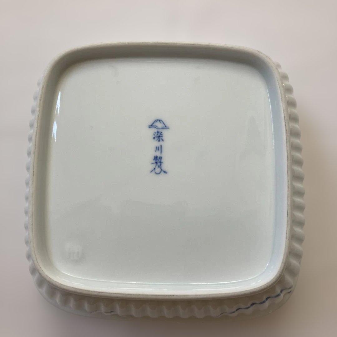 深川製磁 ブルーワイナリー 角鉢 - メルカリ