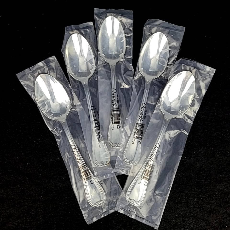 ♪未使用♪クリストフル　CHRISTOFLE　マルメゾン　テーブルスプーン　5本 テーブルスプーン マルメゾン