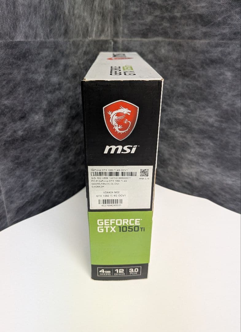 新品 未使用品 MSI GTX1050Ti 4G OCV1 グラフィックボード - メルカリ