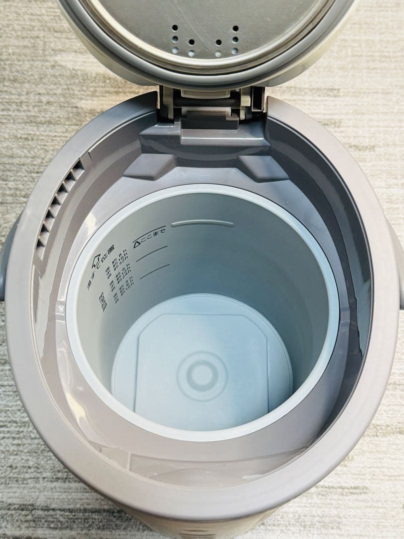 【美品】象印 スチーム式 加湿器 EE-DC35 グレー　3.0L