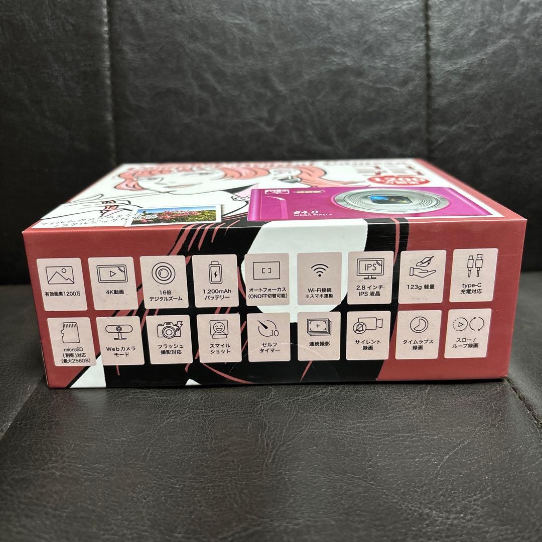 コンデジ コンパクトデジタルカメラ デジカメ ドン・キホーテ ピンク