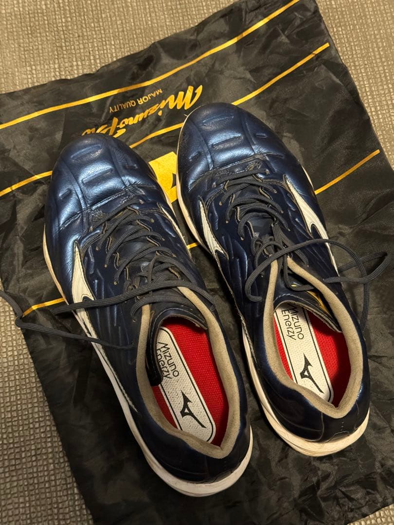 ミズノプロ　クッションレボプロ　ネイビー　26.0cm