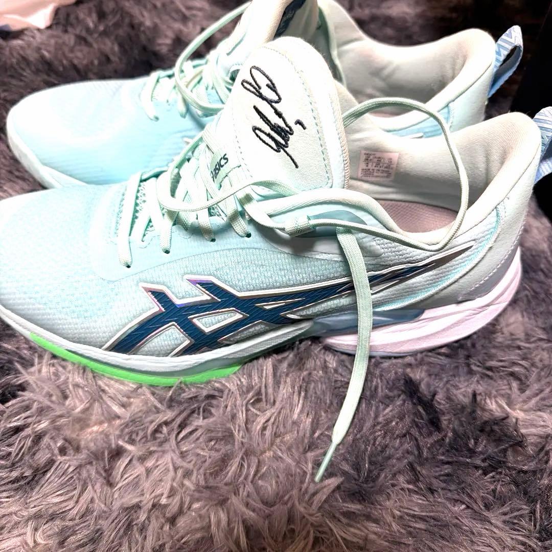 ASICS Yuki Kawamura バスケットシューズライトブルー - メルカリ