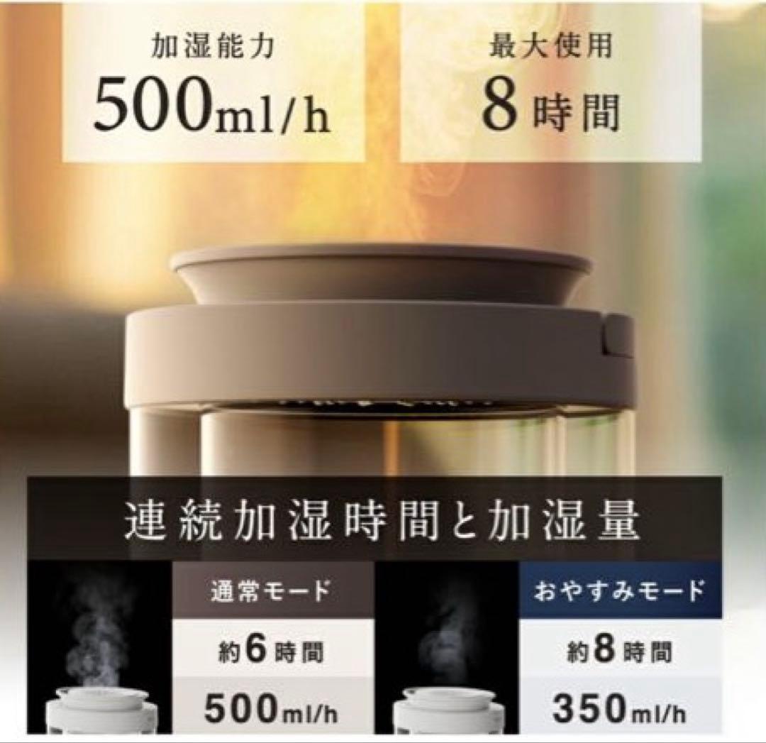 NIPLIFE 加湿器URURA置き型 3L スチーム式 - メルカリ