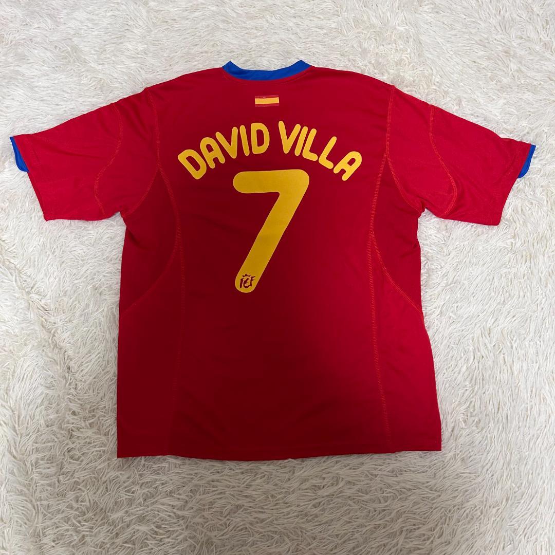 人気 ダビド・ビジャ スペイン代表 トレーニングシャツ サッカー 半袖