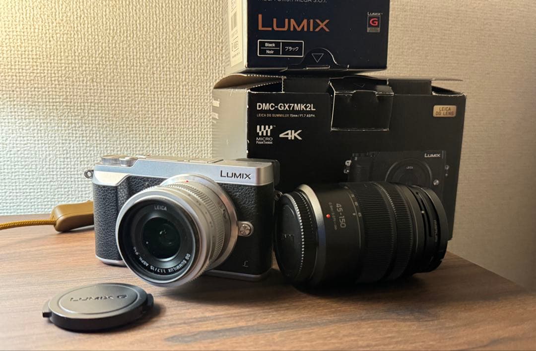 LUMIX DMC-GX7MK2L ミラーレス一眼レフ / シルバー パナソニック LUMIX DMC-GX7MK2L 単焦点ライカDGレンズキット 価格比較