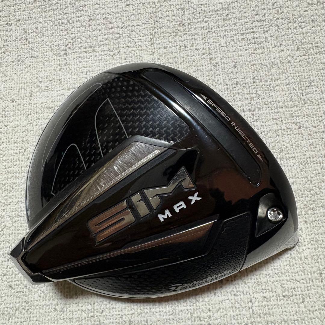 美品》テーラーメイド SIM MAX 10.5° ドライバーヘッド単品 - メルカリ