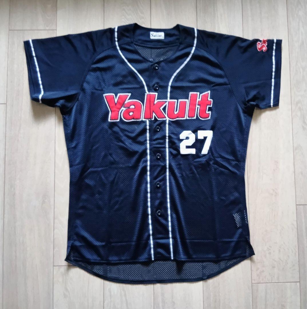 ド*ん様 【当時物】東京 ヤクルト スワローズ 古田 ビジター