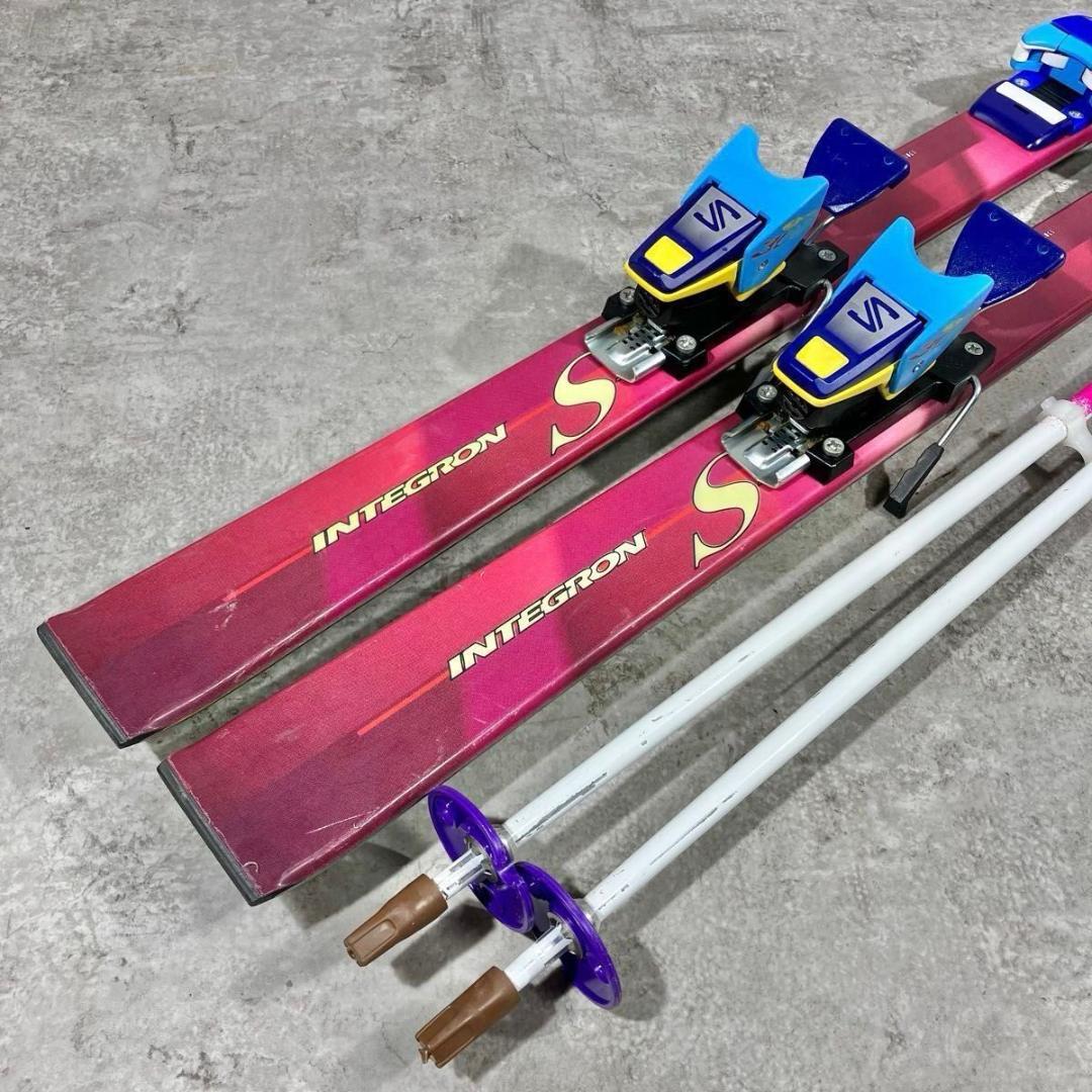 即乗り SALOMON INTEGRON 130 ジュニア スキー セット - メルカリ