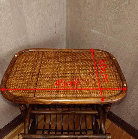 ラタン製マガジンラック ブラウン【匿名配送】 - メルカリ