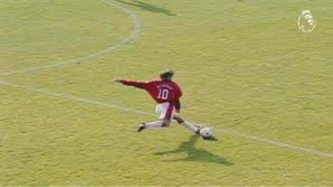 ベッカム 直筆サインアート マンチェスターユナイテッド ザ