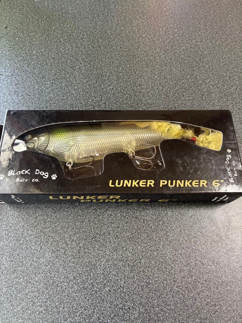 ブラックドックベイツ　ランカーパンカー6インチ　未使用 楽天市場】特価品！！ Black Dog Bait/ブラックドッグベイト 【LUNKER